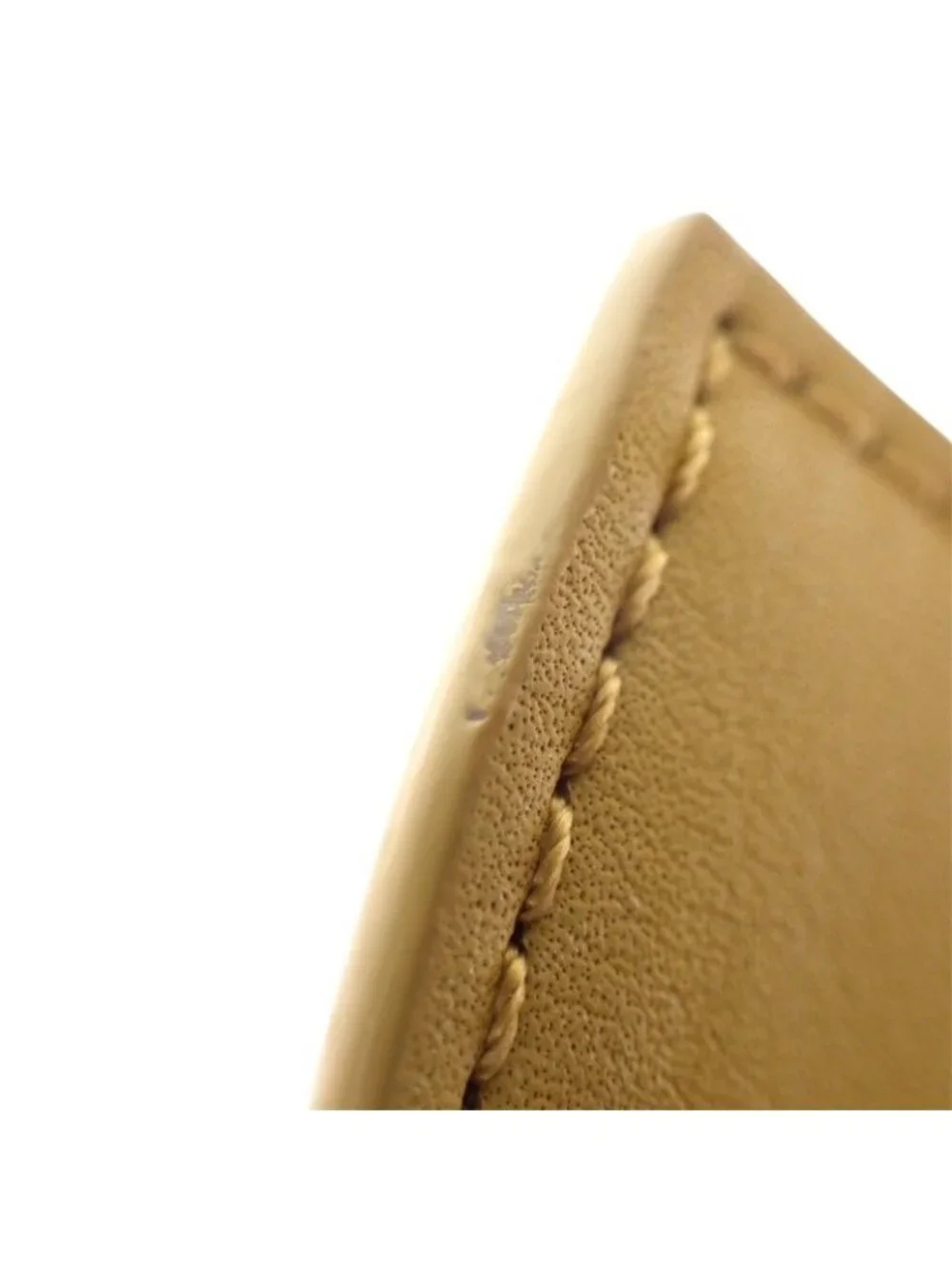 Loewe Flamenco Clutch Mini 2-Way Shoulder Bag Nappacalfskin Yellow Silver